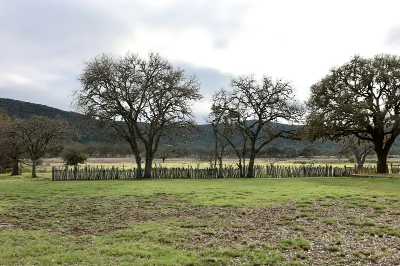 Central Texas land after rock chipping